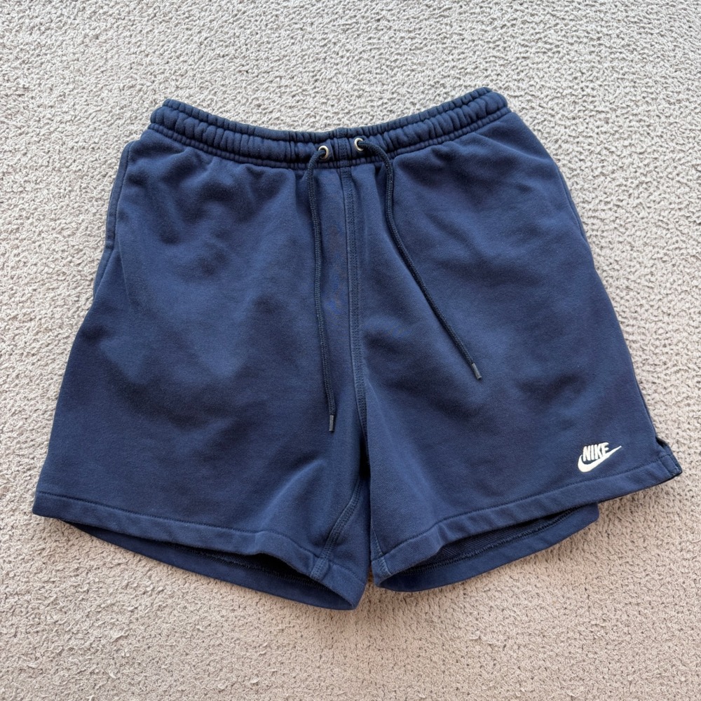 Nike Mens Sportswear Club Fleece Shorts Navy Blue FN3520-410 Size Small